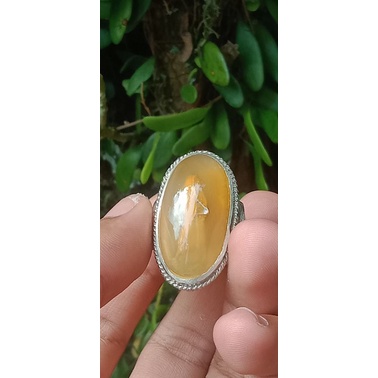 Batu cincin combong madu asli natural alami super antik,COD