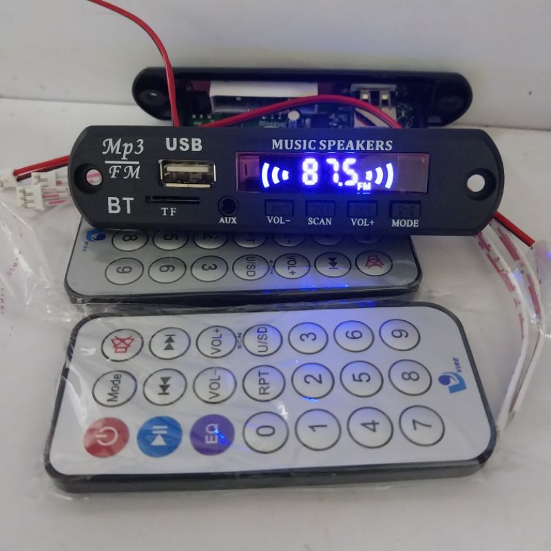 NEW Modul Kit Mp3 Bluetooth Usb FM Radio RBU