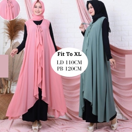 [COD] Bayar Ditempat Outer kalong//long cardigan//baju tangan pendek//pakai trendy//baju outer//luar