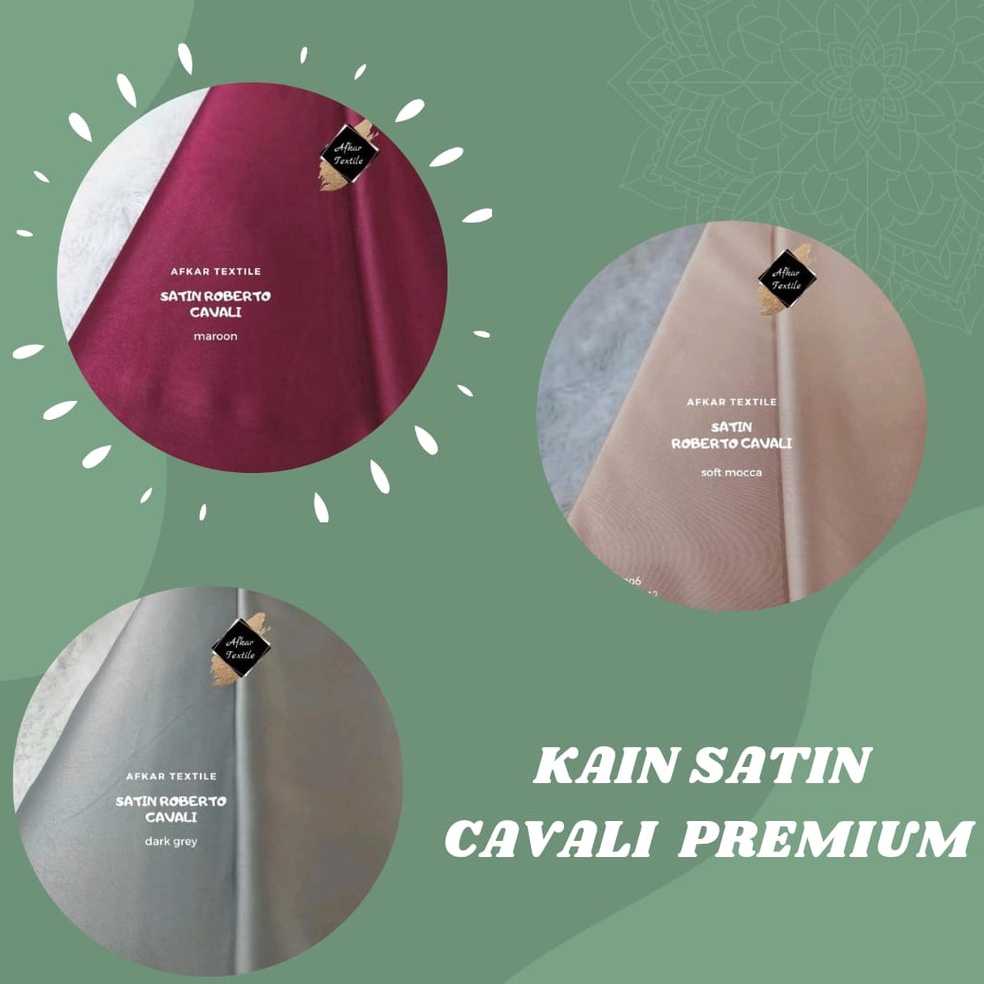 Big Discount [SATIN TERLARIS] KAIN SATIN CAVALI PREMIUM - Kain Saten Silky Bridesmaid N07