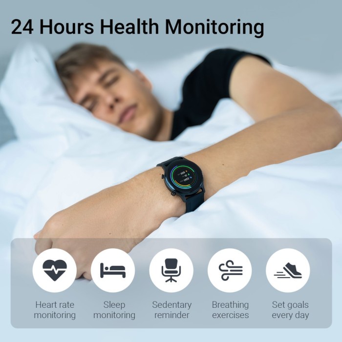 Best Seller Haylou Rs3 Ls04 Smartwatch Amoled Display Gps Spo2 5 Atm Original