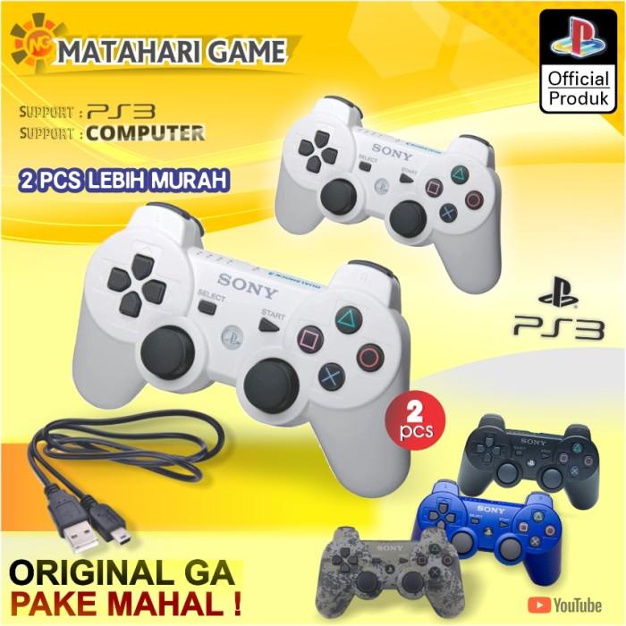 2 Pcs - Stick Stik PS3 Wireless Playstation 3 + Kabel Charger Best Seller