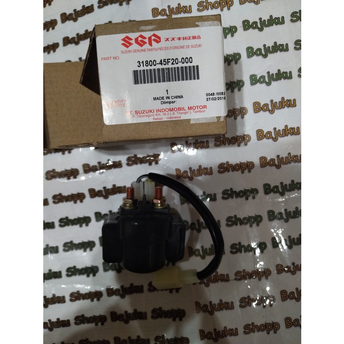 bendik starter thunder 125 starting motor relay asst thunder 125 ori