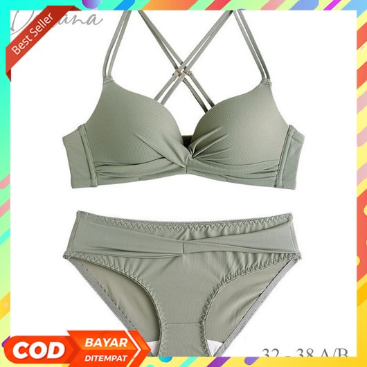 Sjpop - Bh Bra Renda Wanita Push Up Seksi Seamless Sexy Full Cup Tanpa Kawat Motif Bunga Cod Deliana