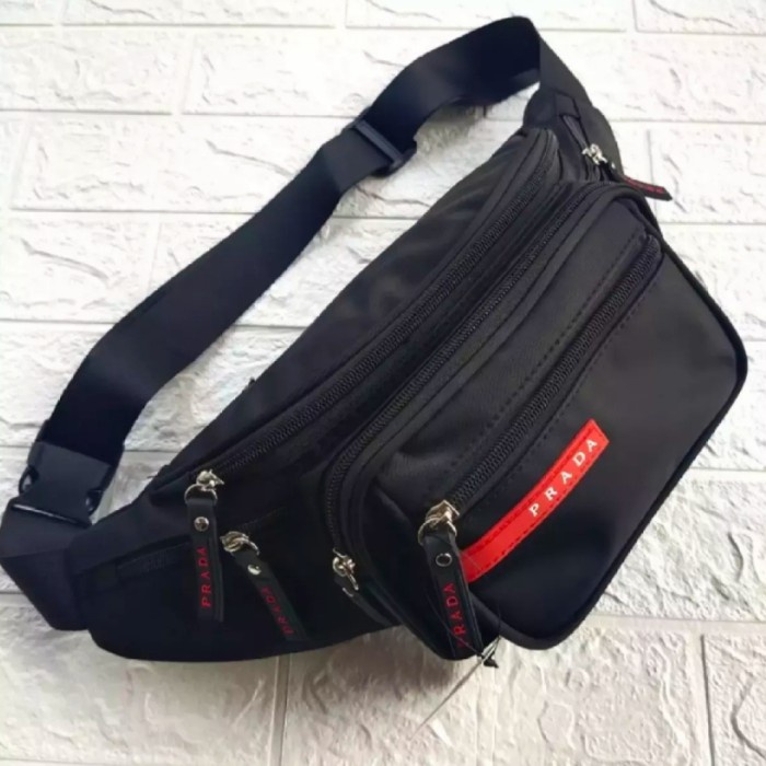 PROMO TAS SELEMPANG PINGGANG PRADA PRIA DAN WANITA 7 RESLETING PRADA WAISTBA TERBARU