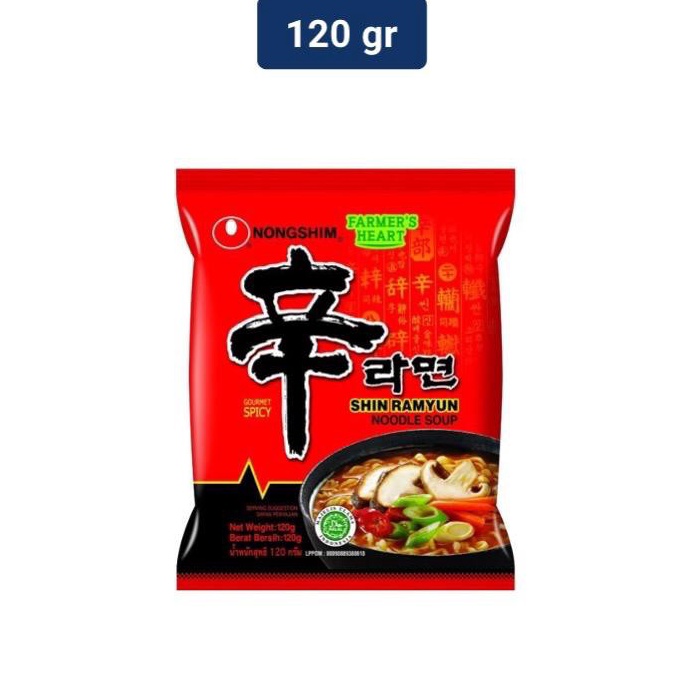 

7.7 FLASH SALE Nongshim Shin Ramyun | Mie Instant Korea Halal 120 gram