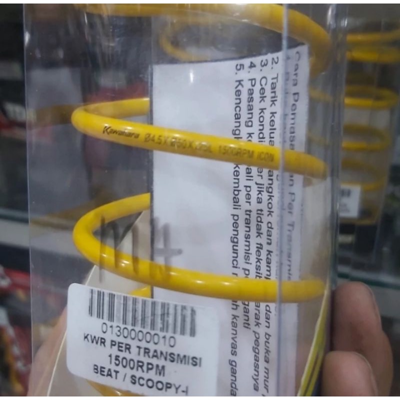 PER PULLEY CVT KAWAHARA HONDA BEAT SCOOPY 1500 RPM FI ORI ORIGINAL YELOW