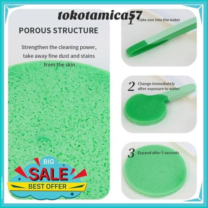 SPON FACIAL/SPONGE STIK/SPON KENTANG/SPON PEMBERSIH WAJAH- 100040 TERBARU