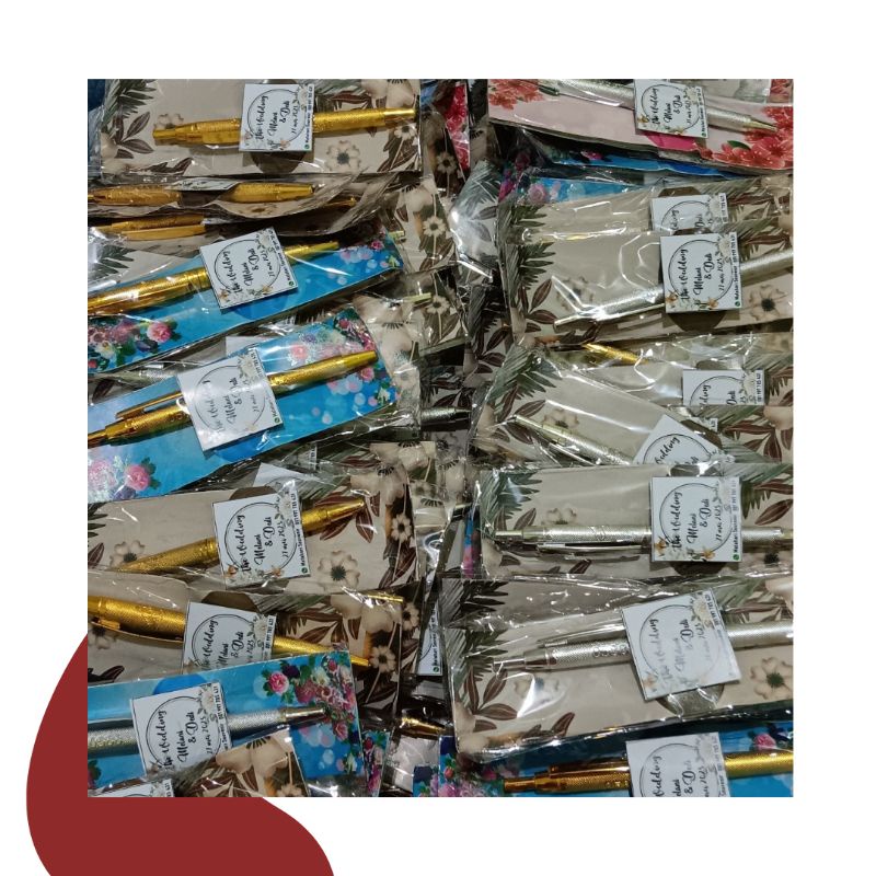 

souvenir pulpen kemas shaby