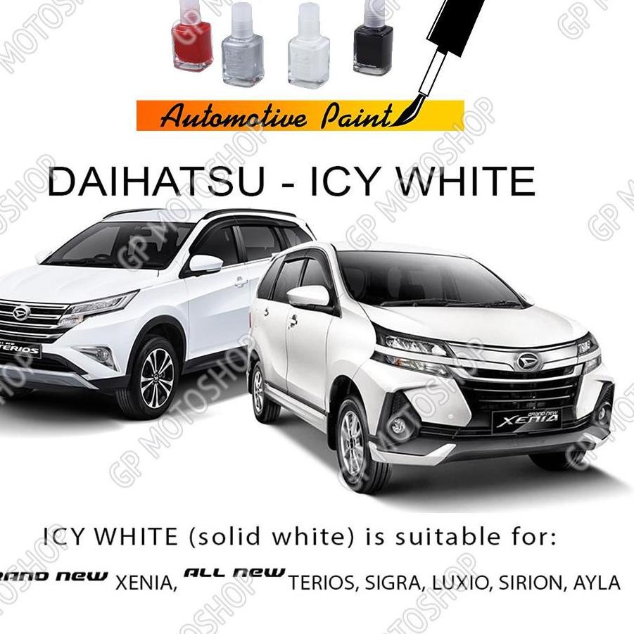 Terbaru Daihatsu Icy White Cat Oles Penghilang Baret Mobil Lecet Putih Solid Ayla Xenia Terios Sigra