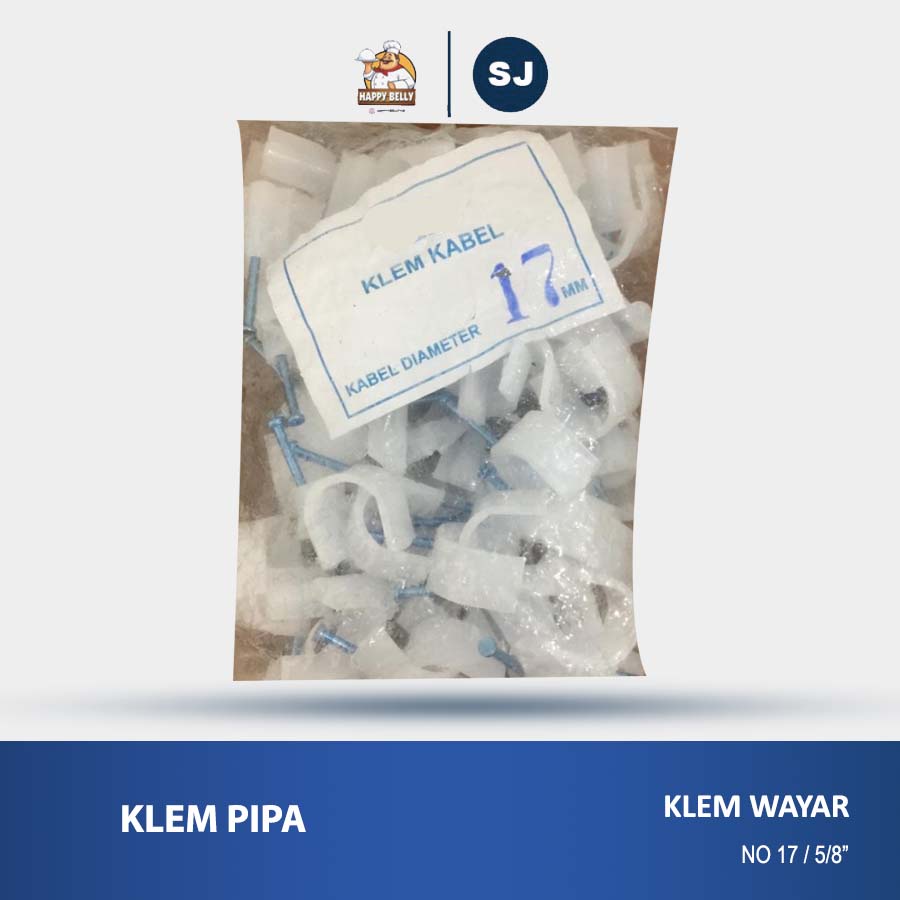 klem pipa listrik no 17 klem pipa listrik 5/8" klem wayar klem kabel