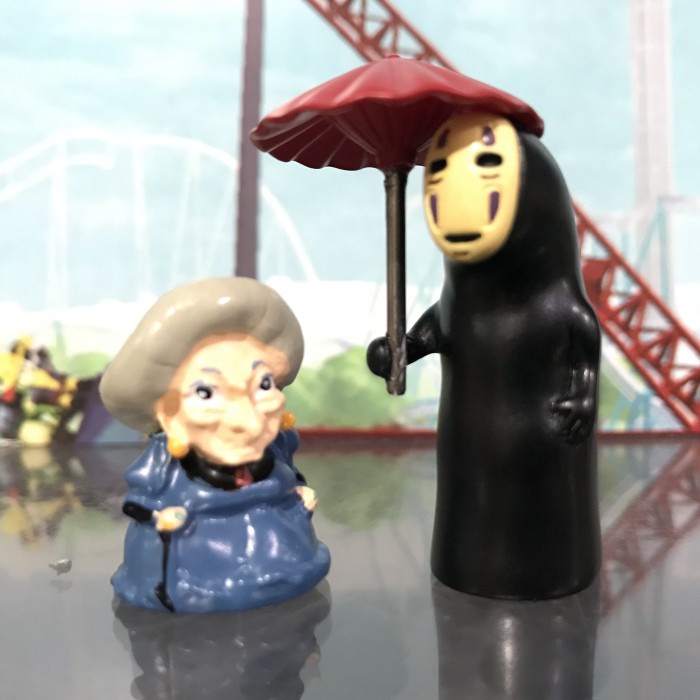 Ghibli Spirited Away - No Face Meets Yubaba - Minifigure Set Isi 2