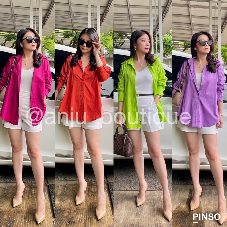 Recomended| Alice Shirt Kemeja Oversized Wanita Kemeja Zara