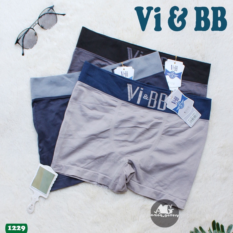 Terbaik Grosir Lusinan - CD BOXER 1229 Celana dalam Pria Boxer Seamless VI BB / Boxer Pria / Celana 