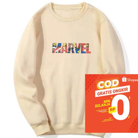 {MTE.30Jn23g} Sweater Crewneck Pria Marvel / Jaket Hoodie Nasa Marvel Original Usa newyork