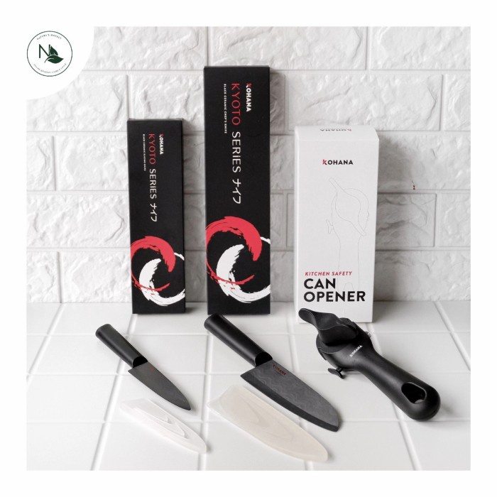 Kohana Smooth Edge Can Opener Black