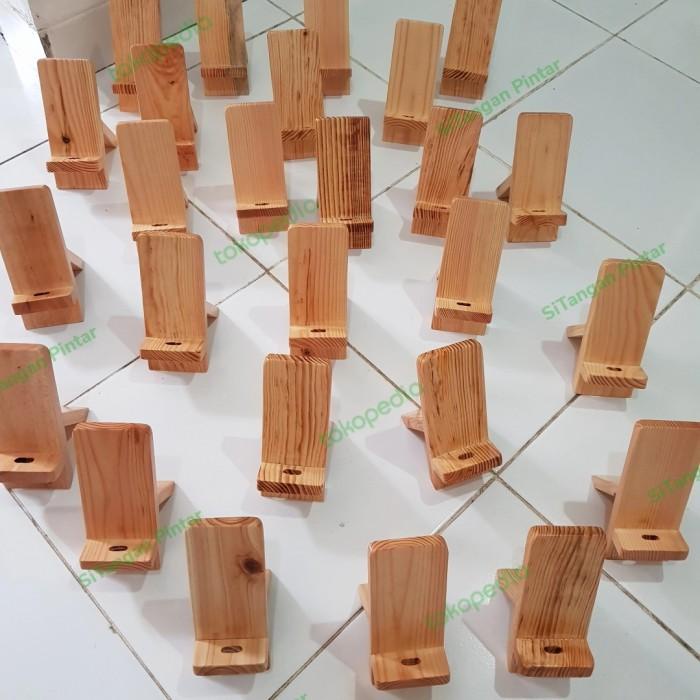 Tatakan Hp, Tatakan Hp Kayu, Docking, Docking Hp, Tempat Hp