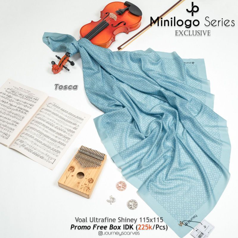 Journey Scarves Mini Logo (Tosca)