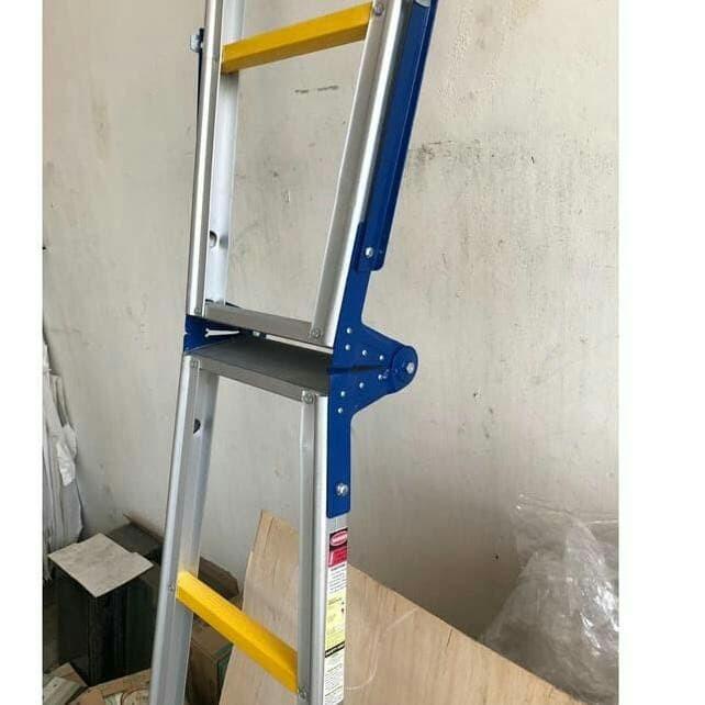 Tangga Lipat Aluminium 2 Meter 200 Cm Murah Kuat Kokoh