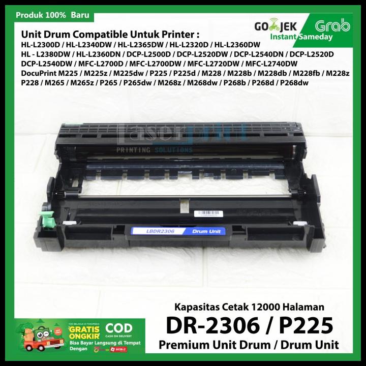 Unit Drum DR-2306 Printer Brother DCP-L2540DW/MFC-L2700D/L2700DW/L2740