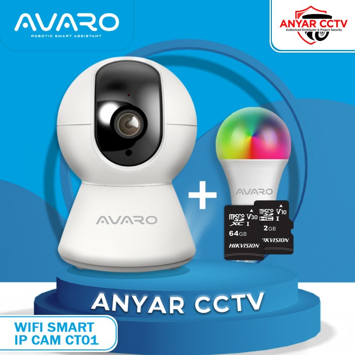 Terlaris Avaro Cctv Wifi Wireless Ip Camera Cctv Avaro Indoor Ptz 1080P Full Hd