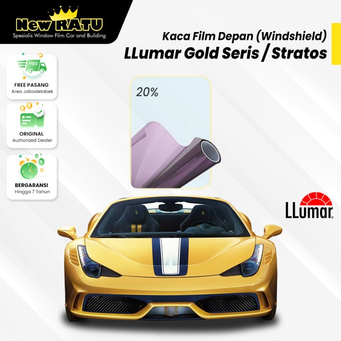 Terlaris Kaca Film Llumar Gold Series Dan Llumar Stratos