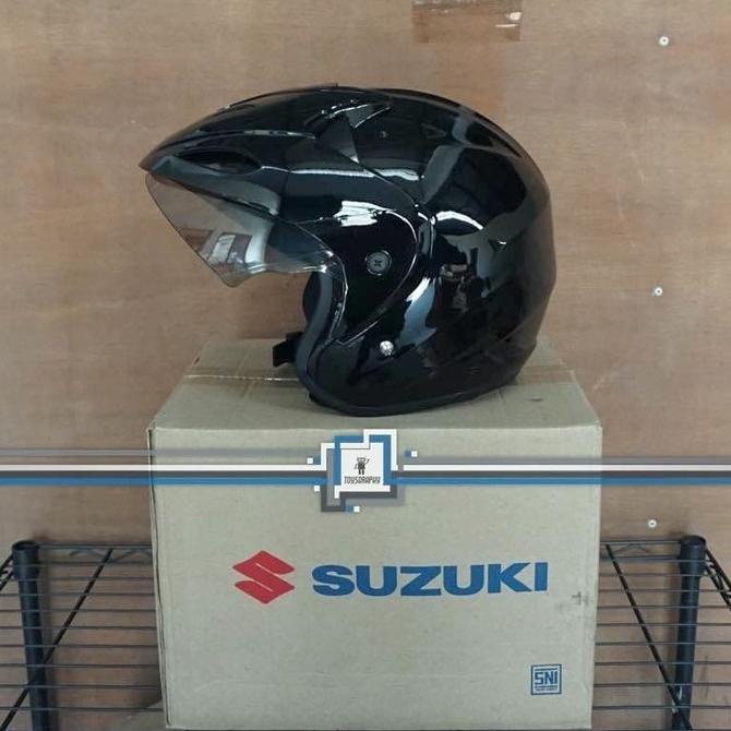 HELM SUZUKI ORIGINAL SNI | HALF FACE ORI STANDAR PABRIK KONDISI BARU