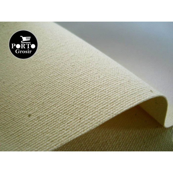 

Kain Kanvas Bahan Kasar 100 X 145 Cm Lukis 1X1,5M Roll Tekstur Gulung