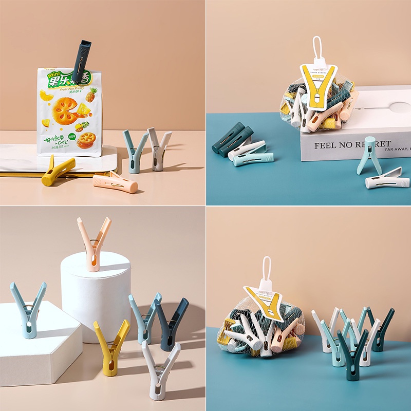 Holiven Jepit Jemuran Baju Kokoh Isi 10 pcs 20 pcs / Jepit Snack Isi 10 Buah 20 Buah