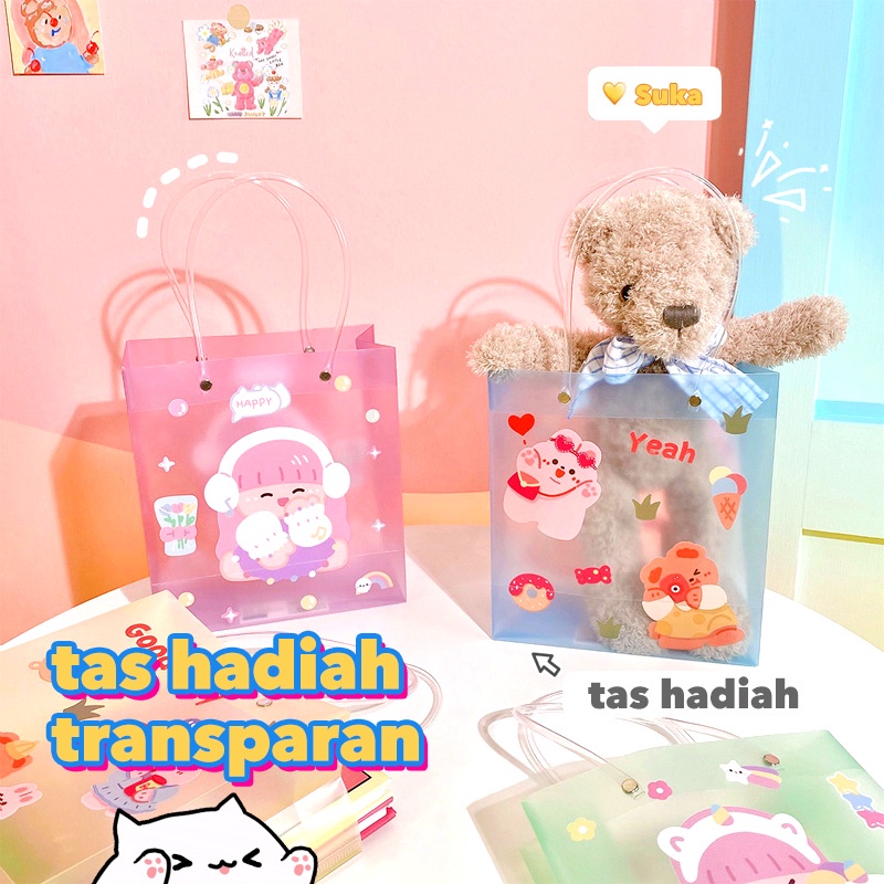 Holiven 30x23x10 Tas Jinjing Tas Hadiah Kemasan Liburan