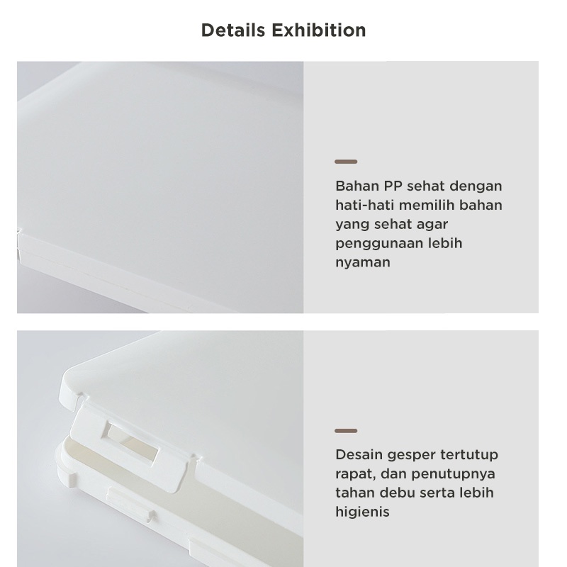 Holiven Kotak penyimpanan masker