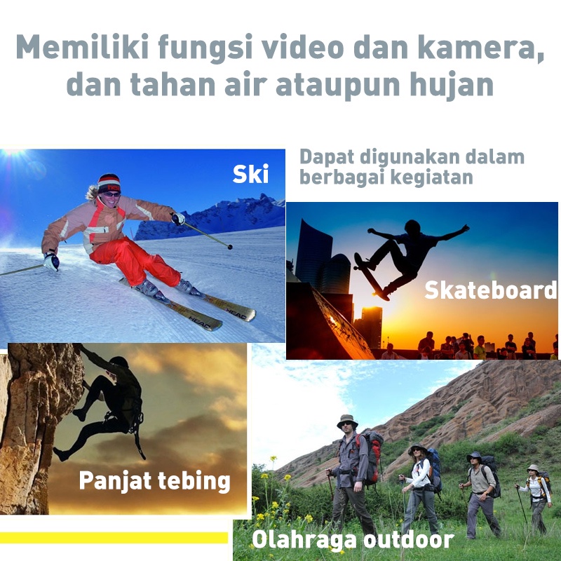 Holiven Kamera Gopro Aktivitas Olahraga Portabel HD / sj4000 Action Camera Outdoor Mini HD