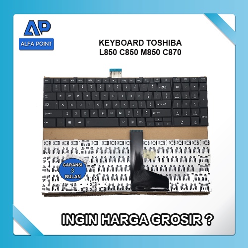 Keyboard Laptop Toshiba L850 C850 M850 C870