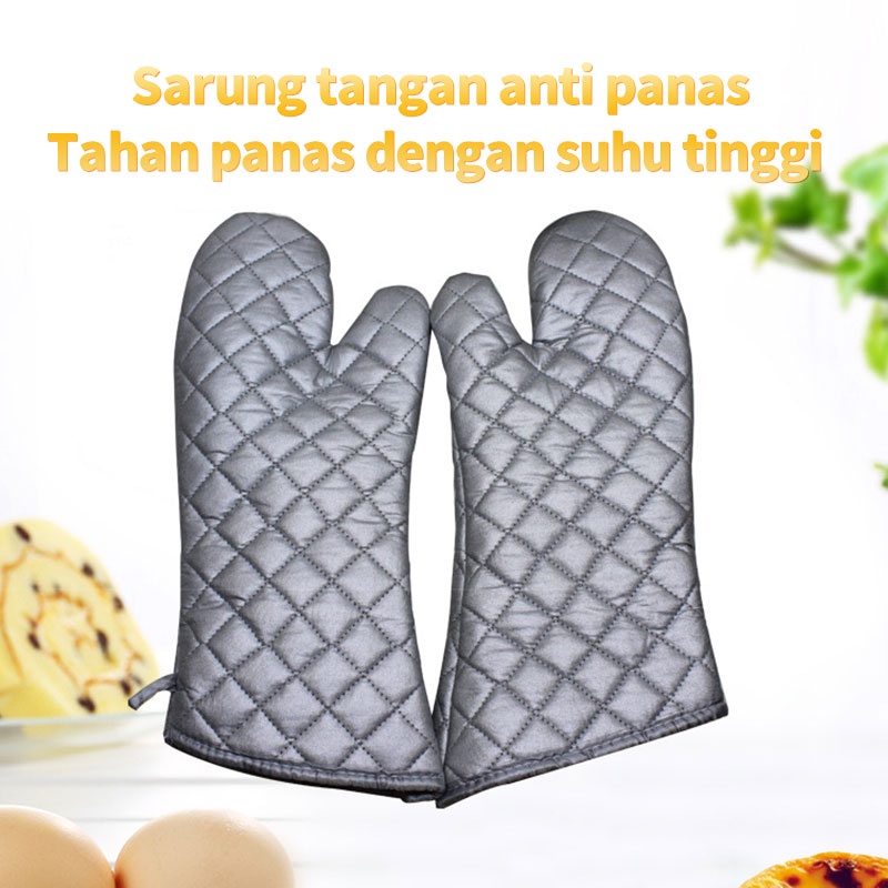 Holiven Sarung Tangan Oven Anti Panas / Sarung Tangan Masak / Sarung Tangan Dapur