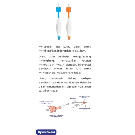 Nasal Aspirator Baby Safe NAS01 NAS02 NAS03, Penyedot ingus Bayi, Sedotan ingus, Pembersih telinga Babysafe