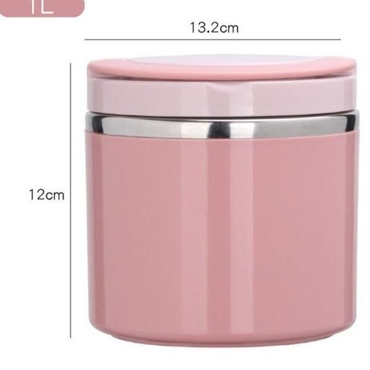 Termos Bekal Makan Sup Stainless Steel 1000Ml Mangkok Soup