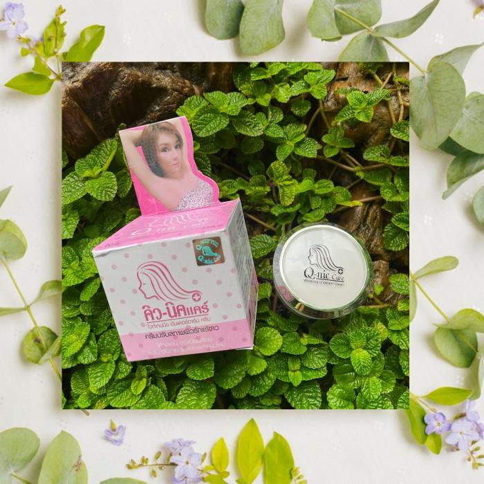 Qnic Care Whitening Underarm Cream Deodorant Original Thailand
