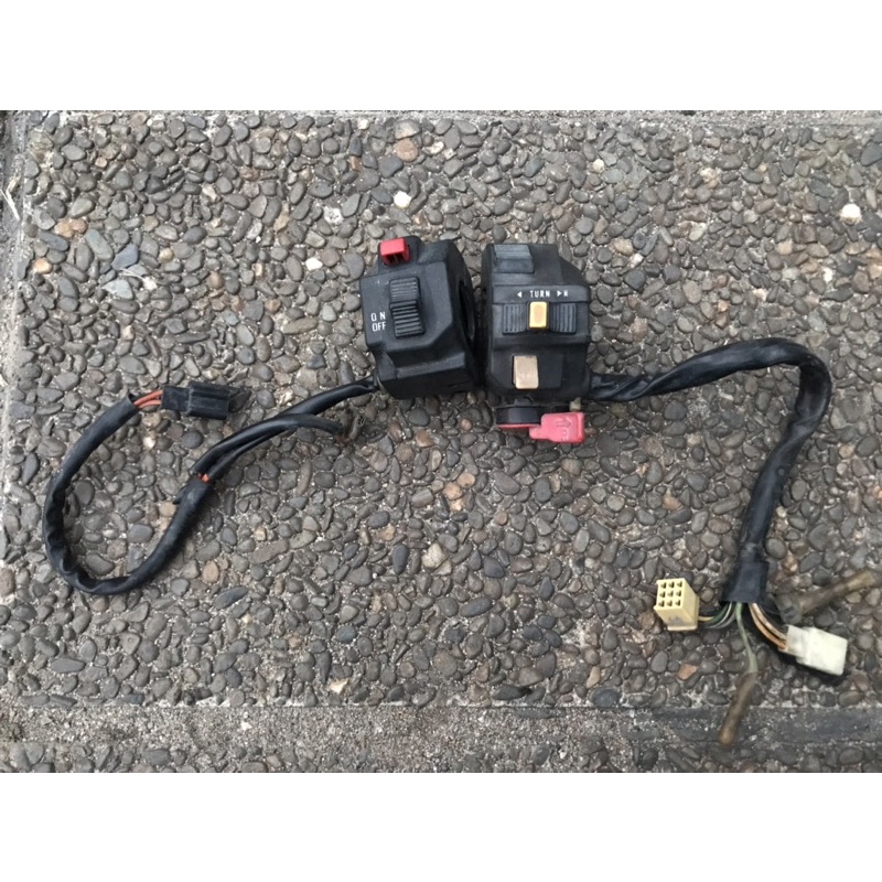 saklar holder kanan kiri set satria 2 tak hiu lumba 6speed original
