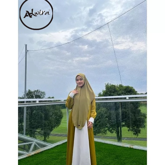 MENARIK Alwira.outfit Haura Instan Hijab Segitiga Instan Jersey