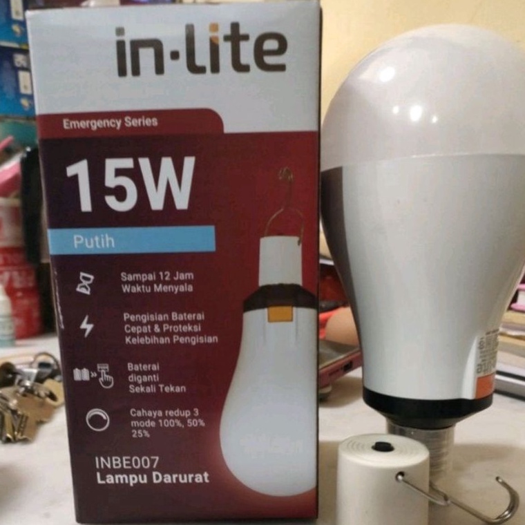 Promo Lampu Emergency In-Lite/ Lampu Darurat In Lite 15Watt Batrai 85