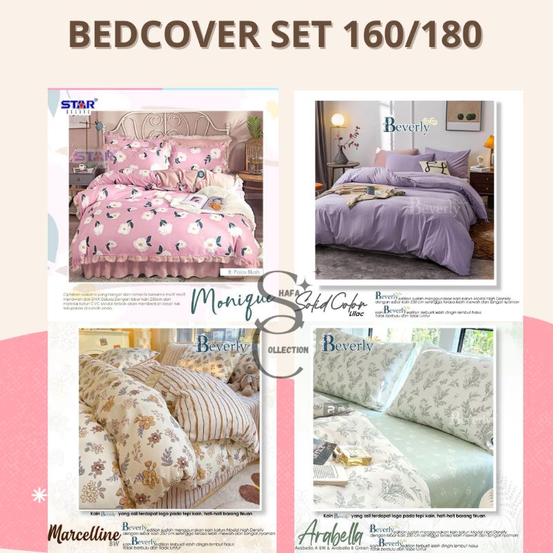 PROMO BEDCOVER SET PREMIUM 160/180x200 (BEDCOVER+SPREI ANTIGESER)