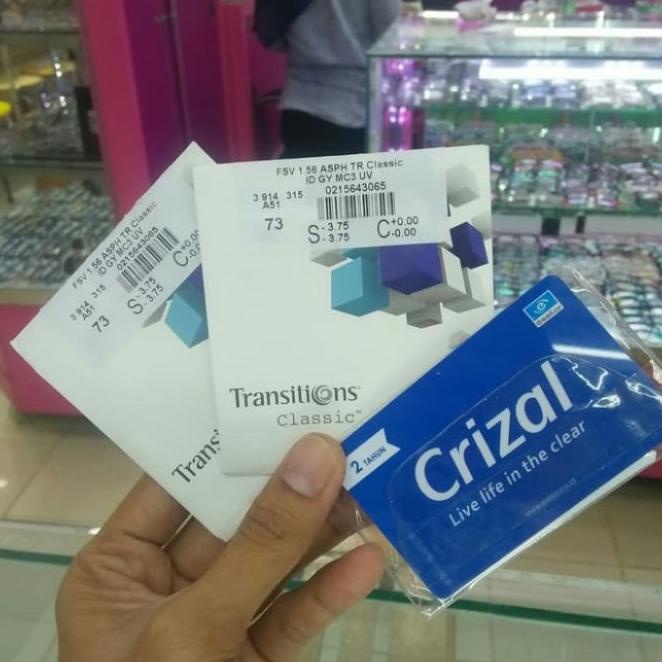 Kacamata Pria E053 + Lensa Transition Classic