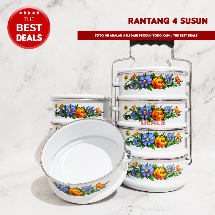 Terlaris Rantang Jadul Susun 4 Merk Panda