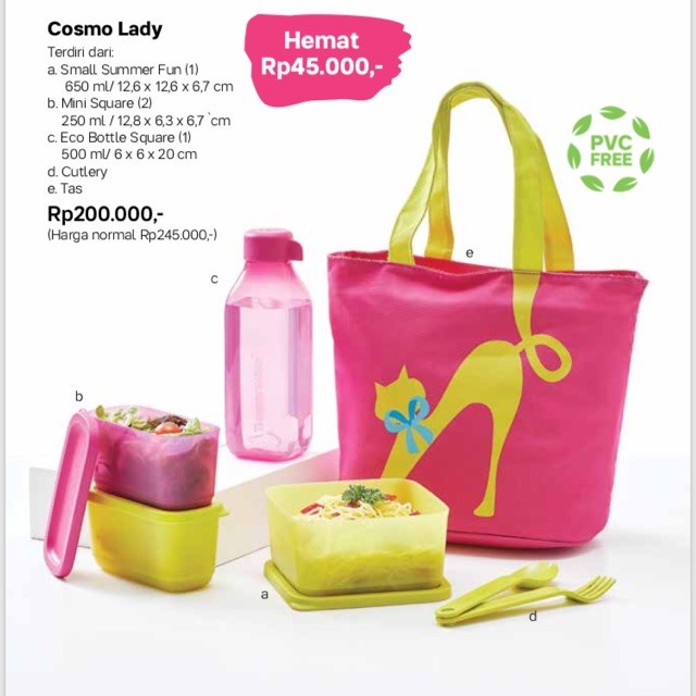 Terlaris Tempat Makan Tupperware - Rantang Makanan - Square & Store