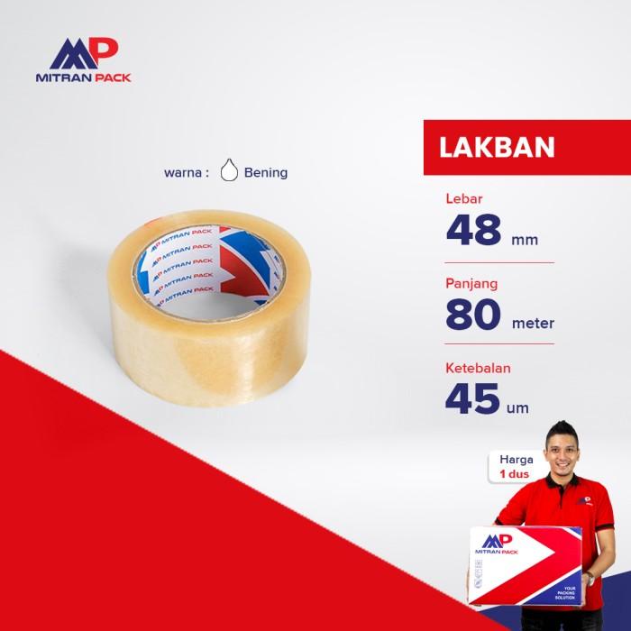 

(Cg) Lakban Bening / Coklat 90 Yard Full X 48 Mm / 2 Inch Mitran Pack