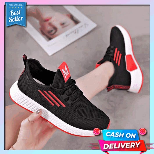 Sepatu Wanita Terbaru 2023 Cewek Sport Polos Casual Murah Remaja Dewasa Sers Olahraga Sekolah Spatu 