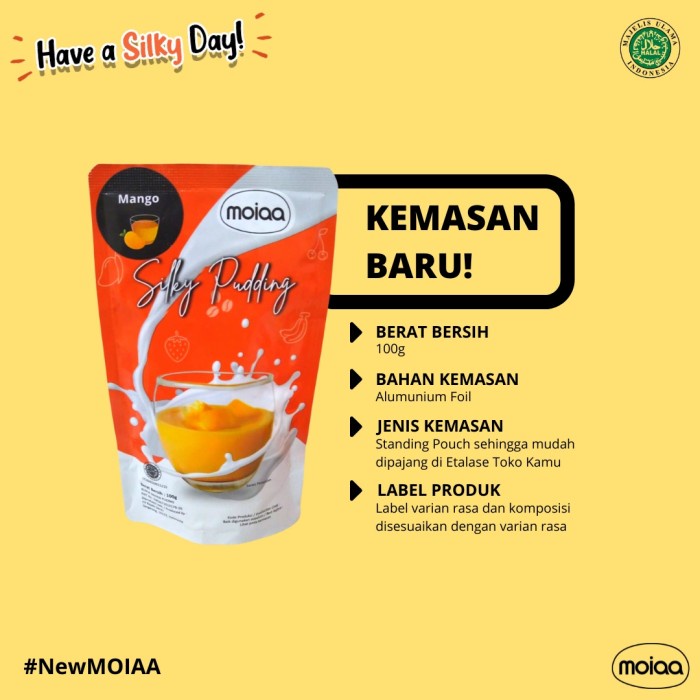 

MOIAA Premix Silky Pudding 100 gram PROMO SPECIAL Kode 487
