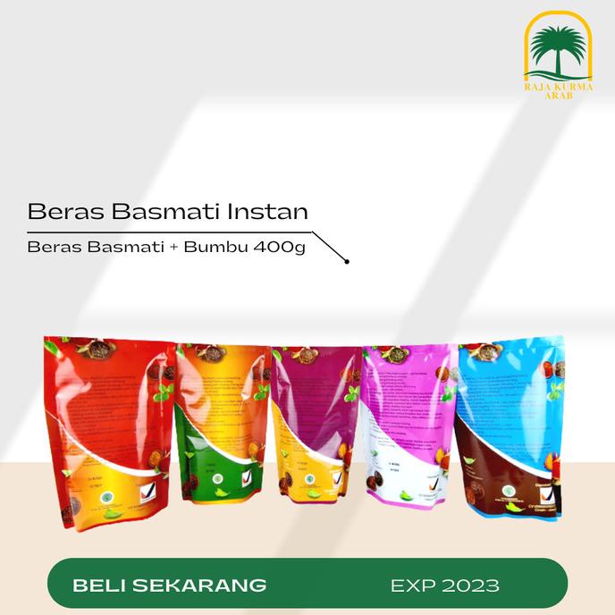 

BERAS BASMATI | BUMBU KEBULI, MANDHI, KABSAH, DAN BIRYANI INSTANT