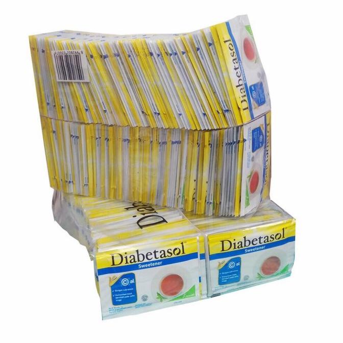 

Sweetener Diabetasol Sachet 200 Gula original (nol kalori) 1 pack