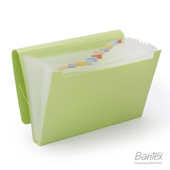 

Bantex Expanding File Folio Pistachio 3601 72